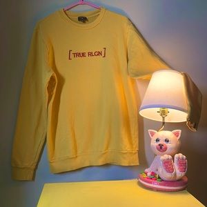 True Religion Yellow Sweatshirt 💛